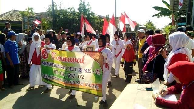 Perayaaan HUT Ke-73 RI Desa Gembong Kulon Kab. Tegal